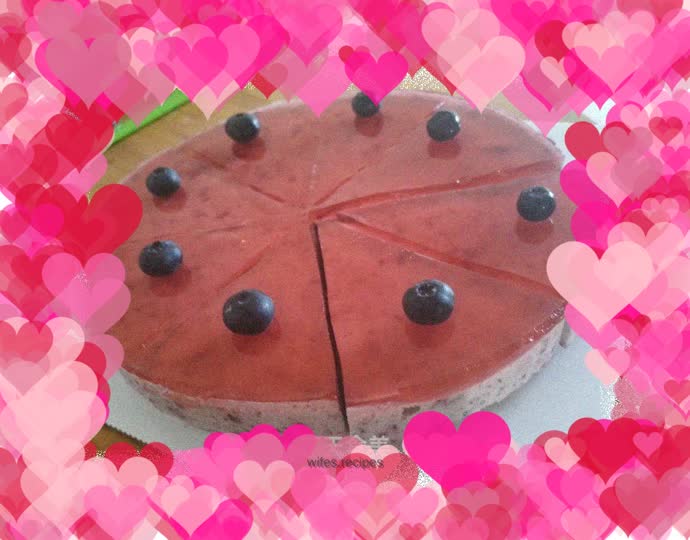 Blueberry cheesecake