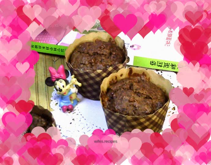 Low-fat red date cake