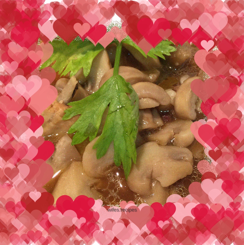 Chicken Stewed with Mushrooms