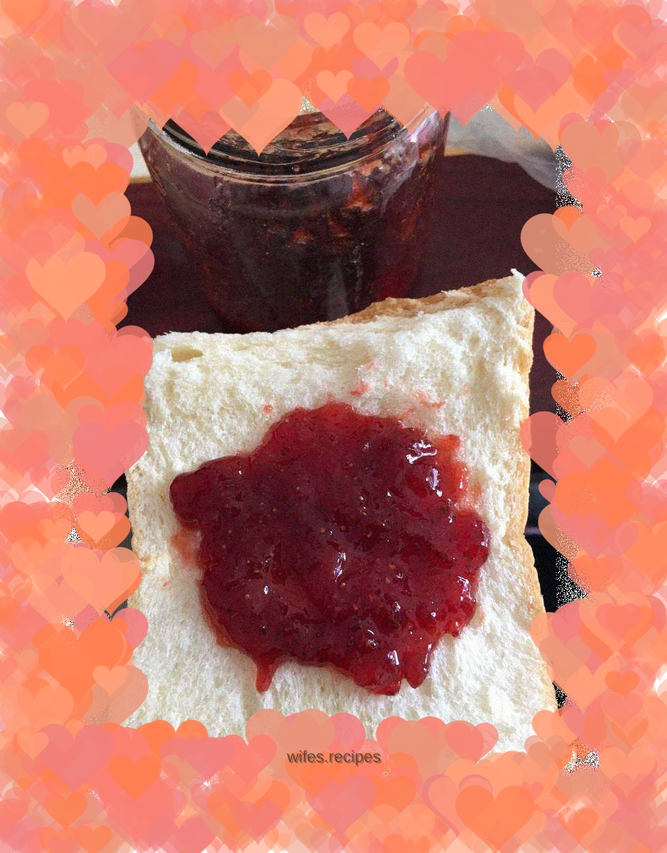 Homemade strawberry jam