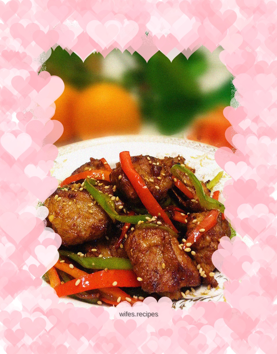 Spicy stir-fried short ribs