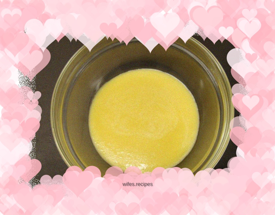 Orange flavored sauce