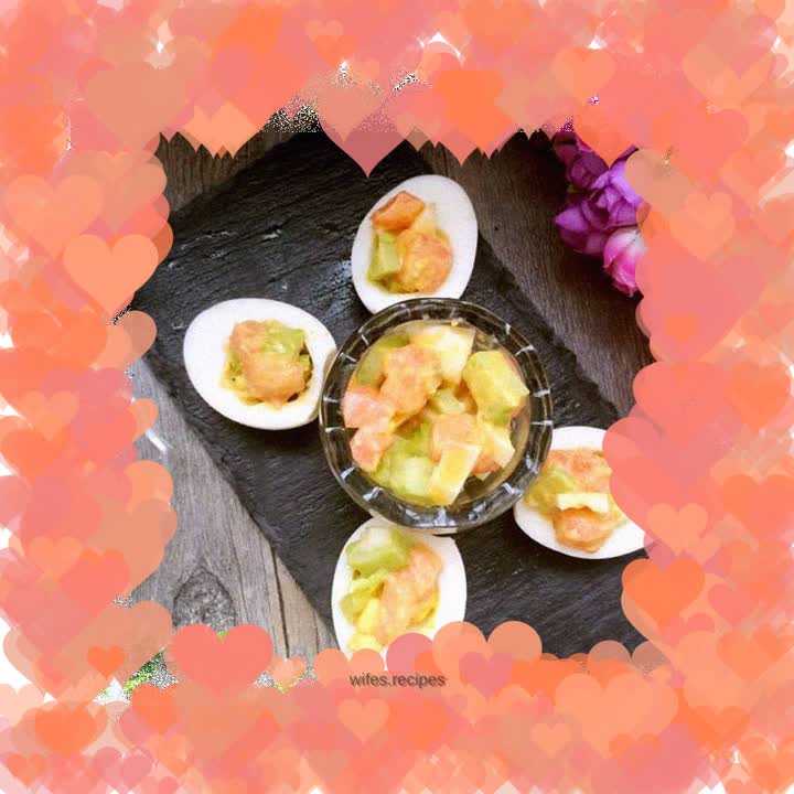 Salmon and egg salad