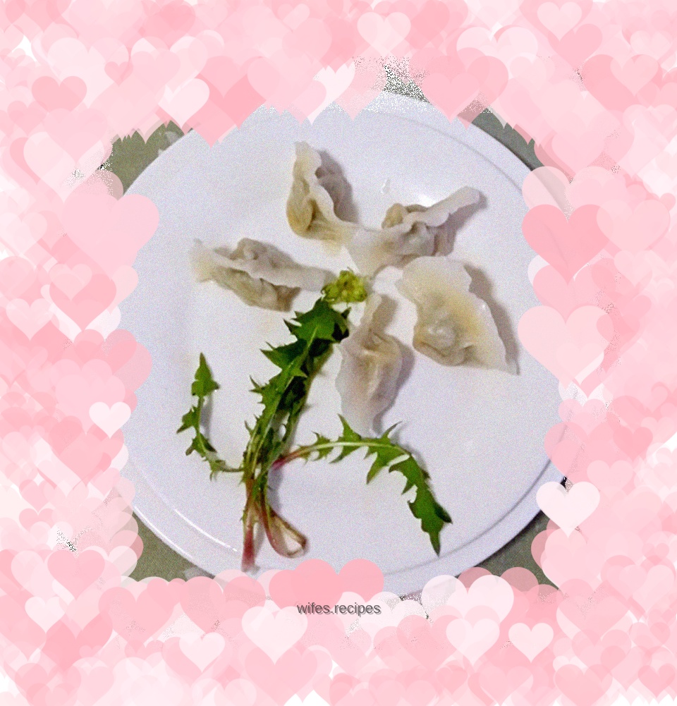 Dandelion Pork Dumplings