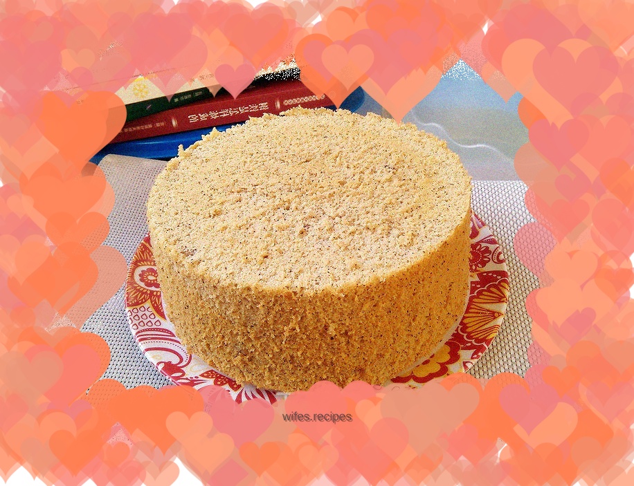 Banana Coffee Chiffon Cake