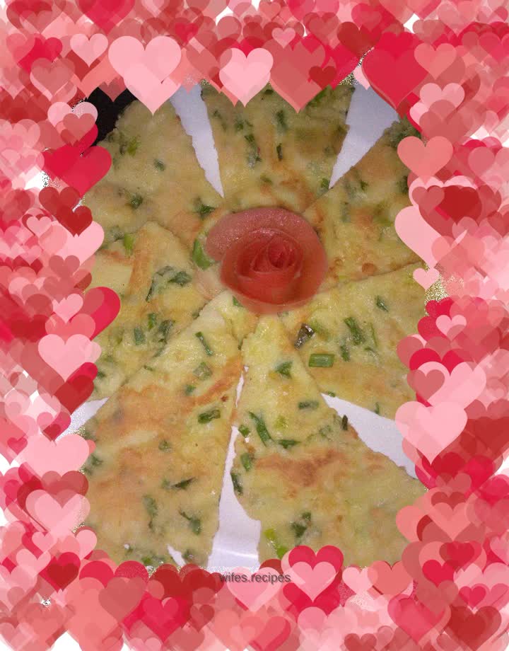 Homemade egg pancakes