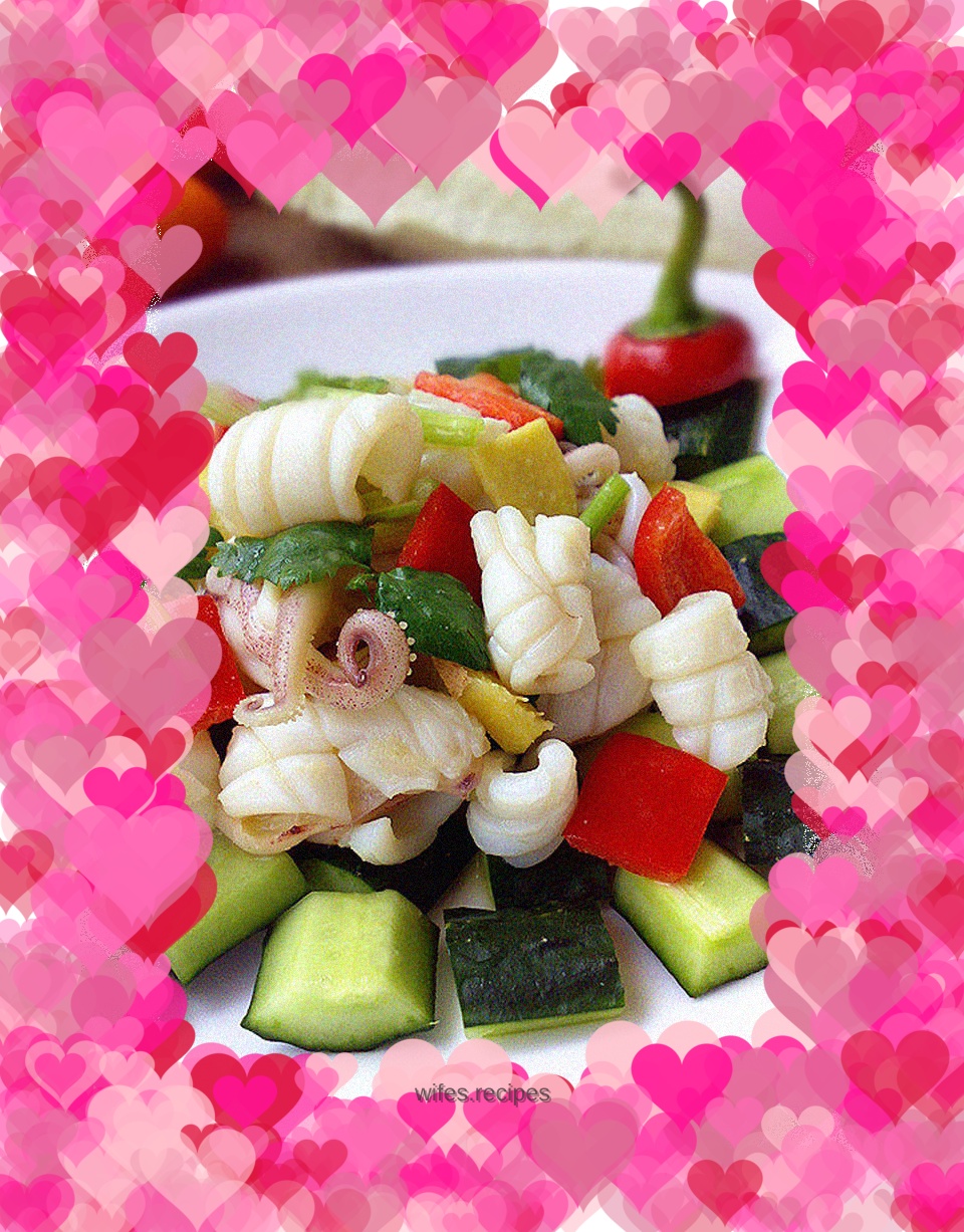 Squid with Mustard Sauce