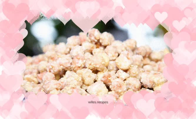 A mouthful of fragrant peanuts! ! !