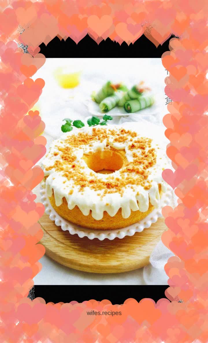 Pumpkin chiffon cake