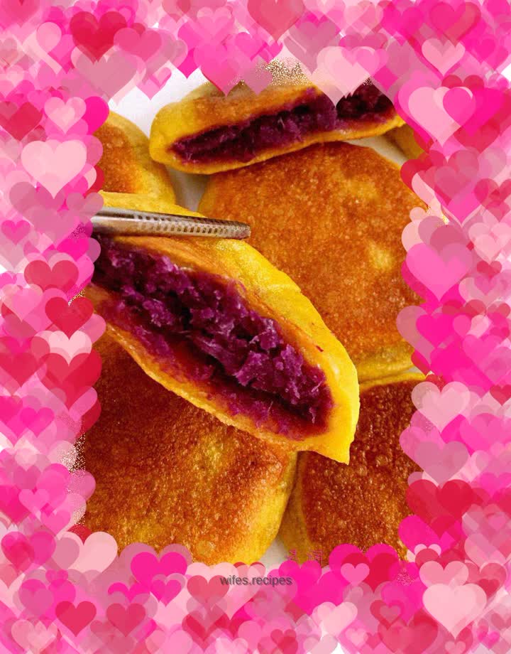 Pumpkin and Purple Sweet Potato Pancakes