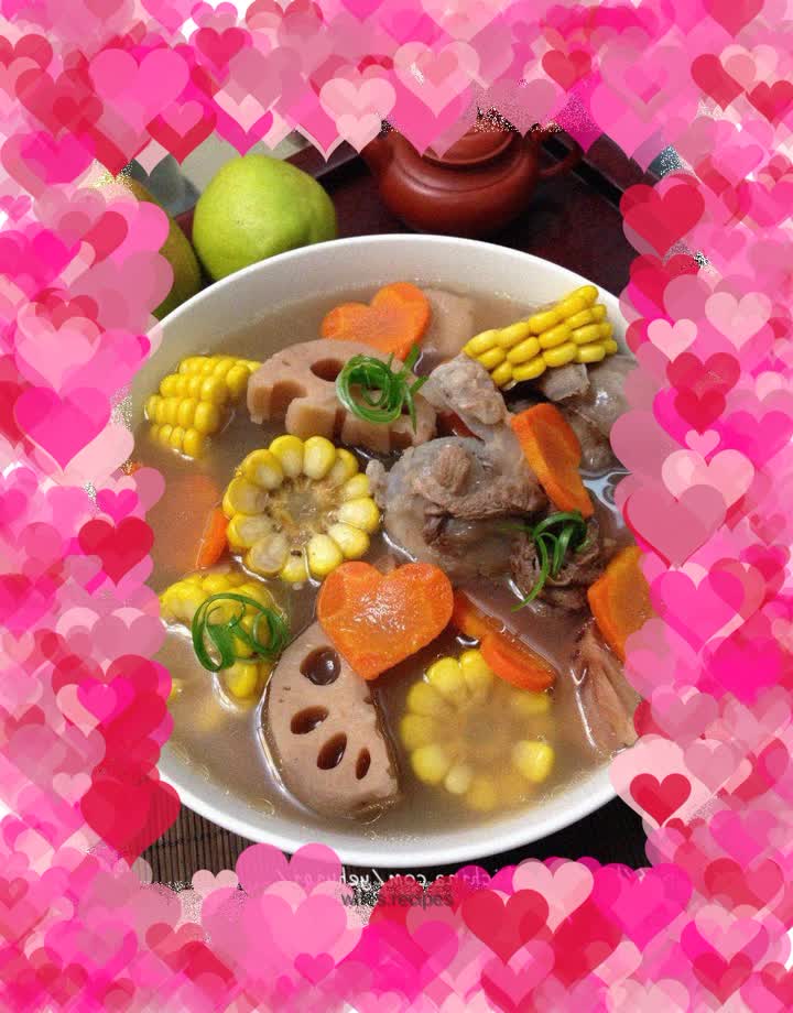 【Big Bone Lotus Root and Corn Soup】