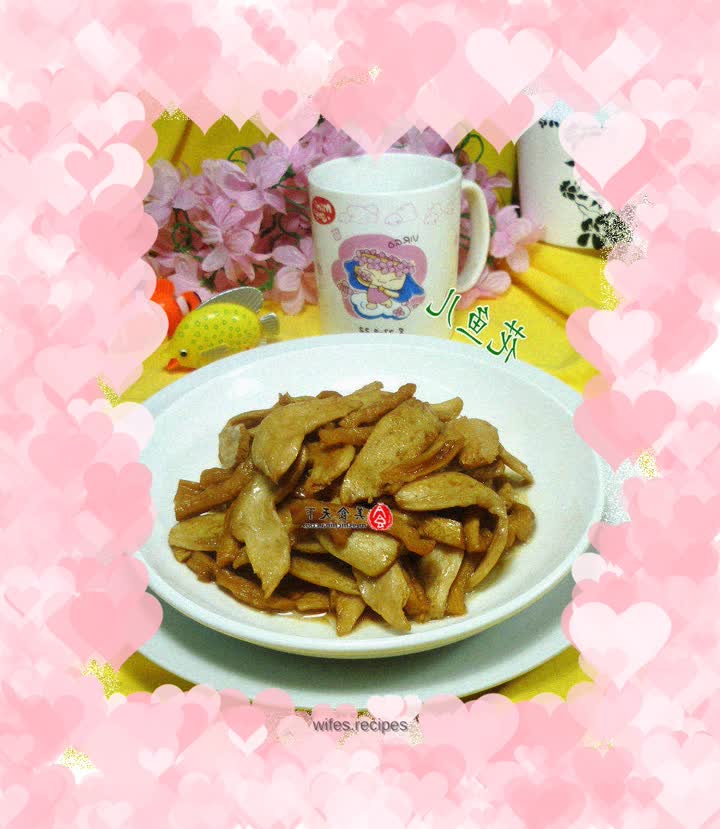 Stir-fried soybean protein with dried radish