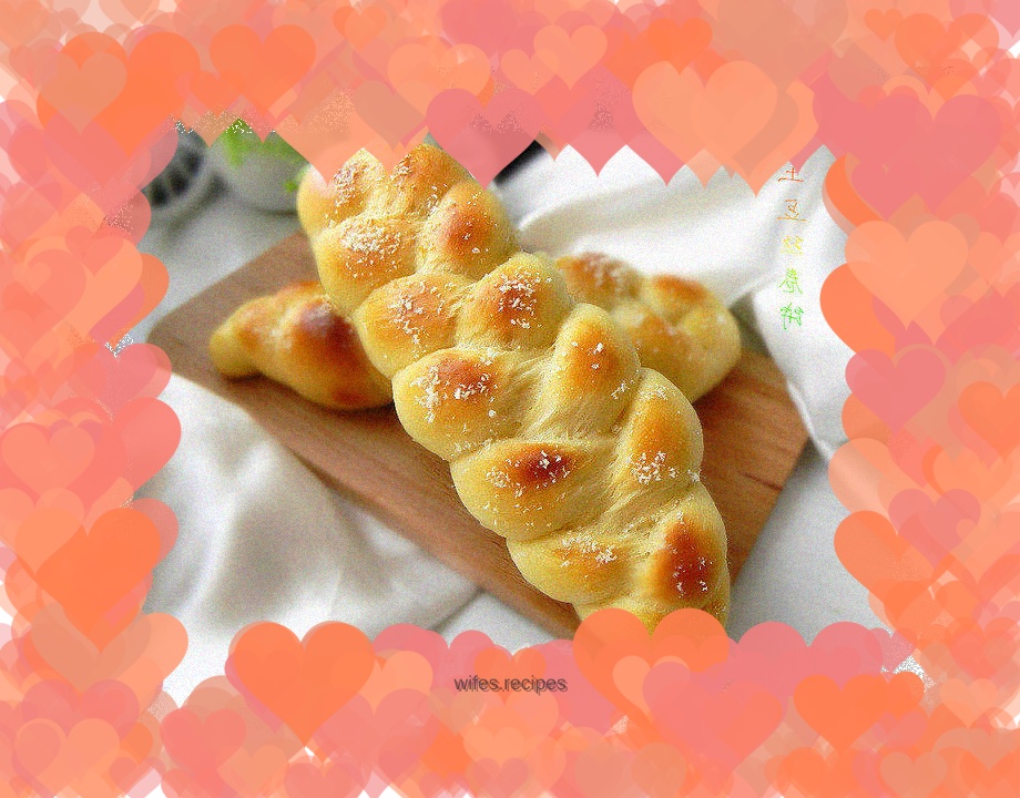 Light Cream Braid Bun