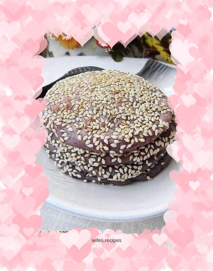 Purple Sweet Potato Glutinous Rice Cake