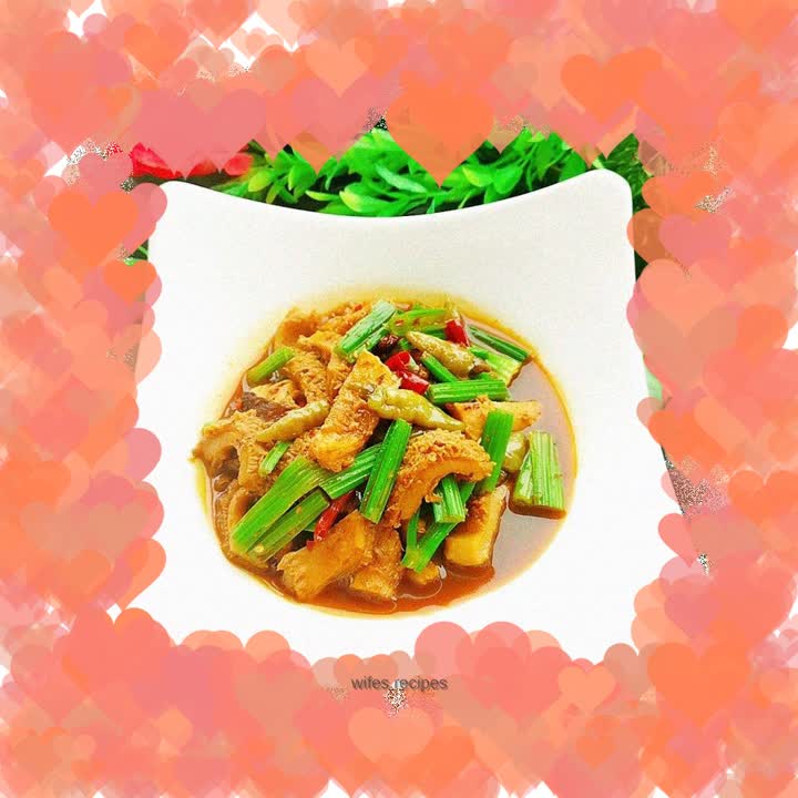 Stir-fried tripe