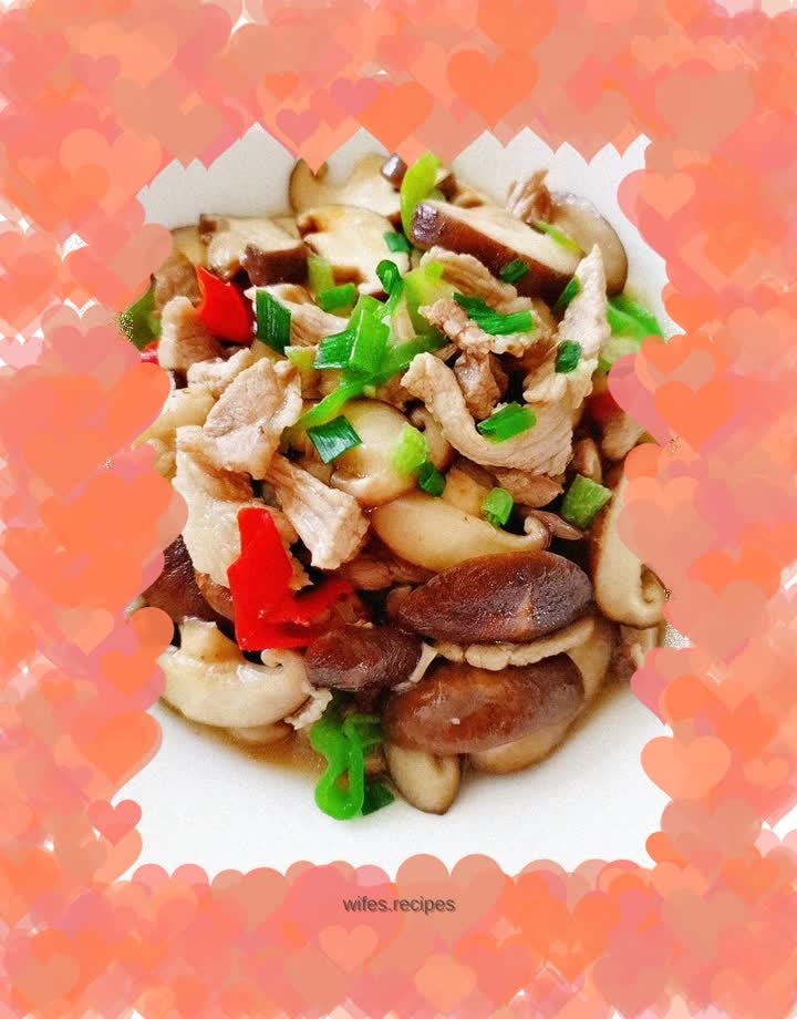 Stir-fried Pork with Mushrooms