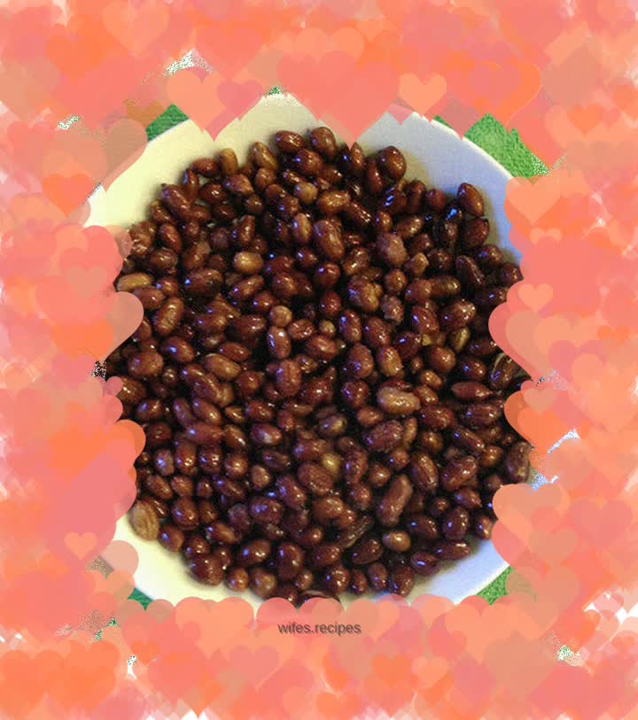 Fried red skin peanuts
