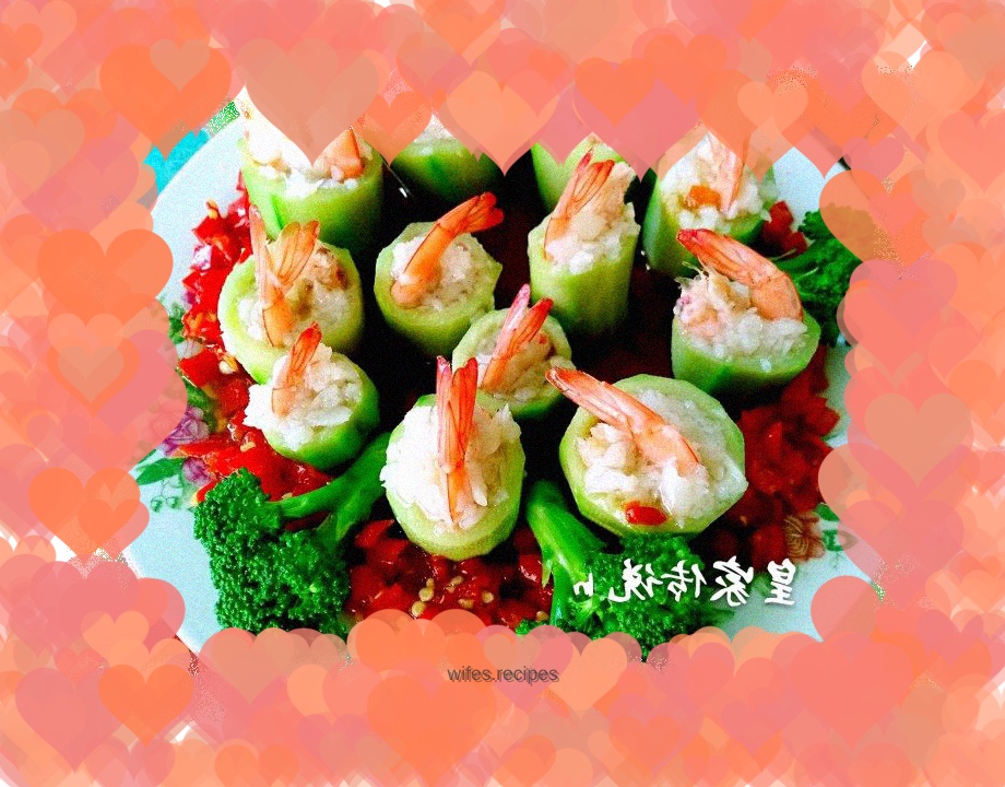 Loofah and Shrimp Cup