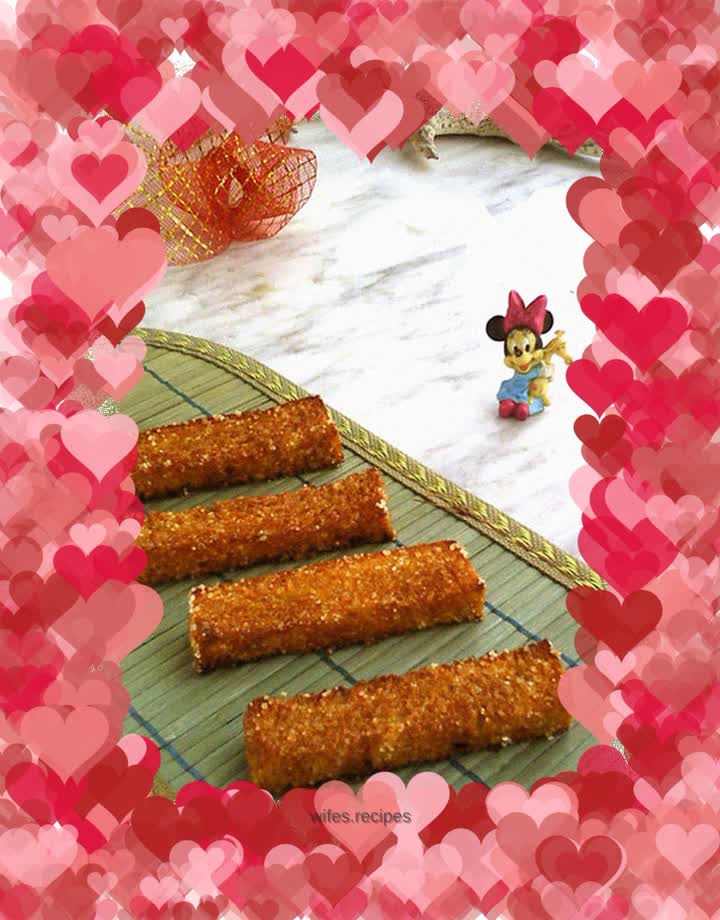 Caramel Ice Toast Sticks