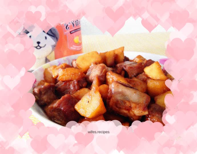 Fragrant Apple Fried Pork Ribs