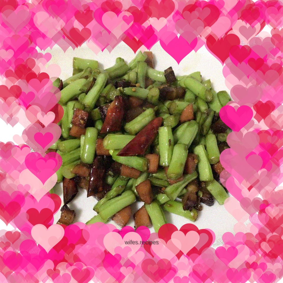 Sautéed French Beans with Bacon
