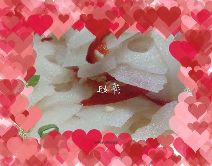Cold Sweet and Sour Lotus Root Slices