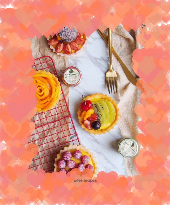 Love Fruit Custard Tart