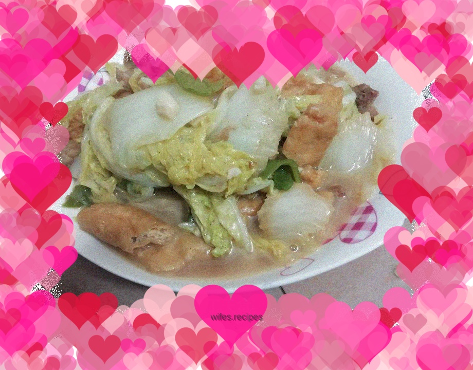 Cabbage Stewed with Tofu