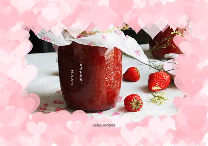 【Bread machine homemade strawberry jam】