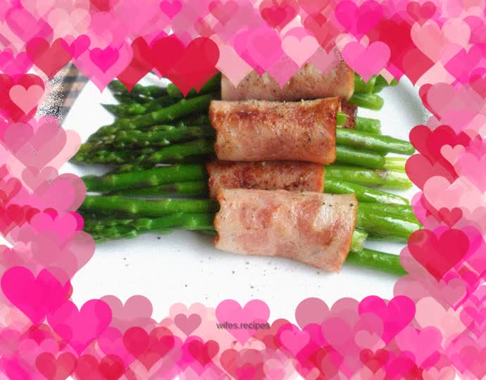 Asparagus and bacon rolls
