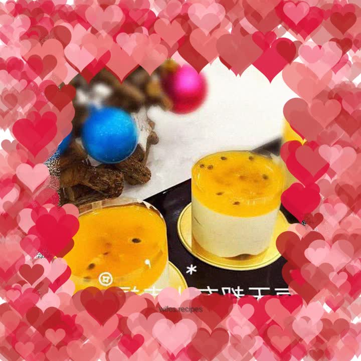 Passion fruit mousse