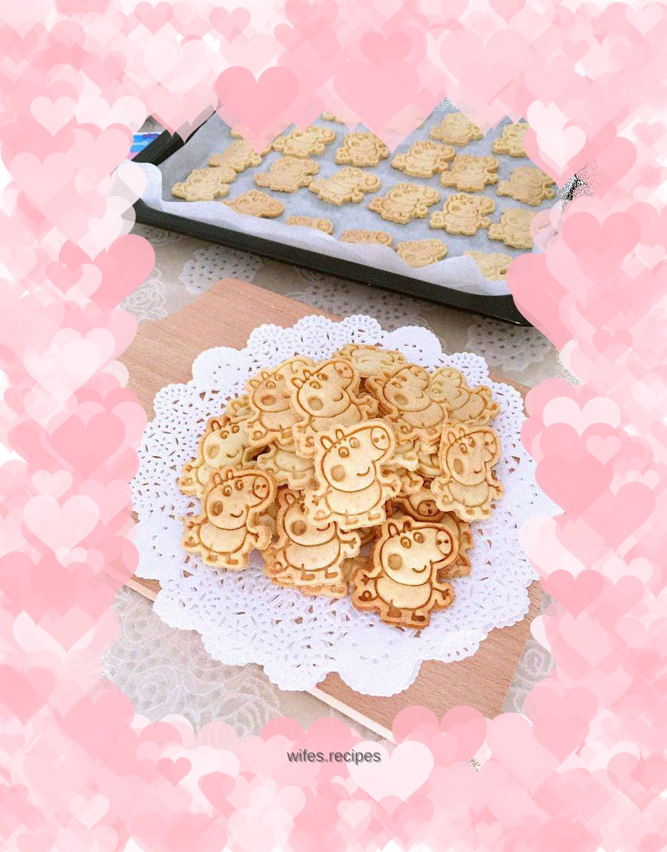 Butter cartoon cookies