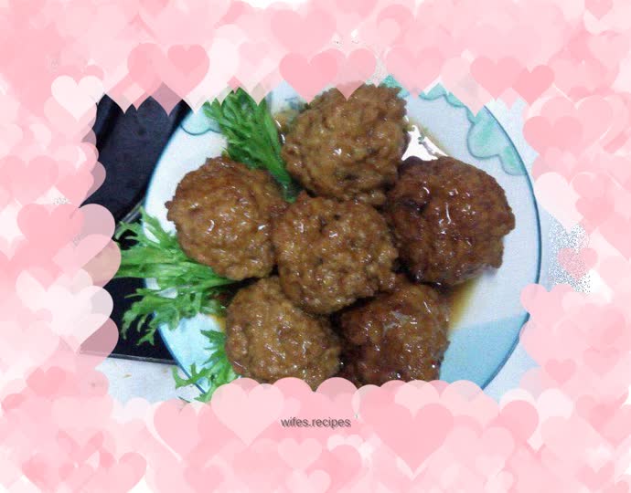 Braised lion head