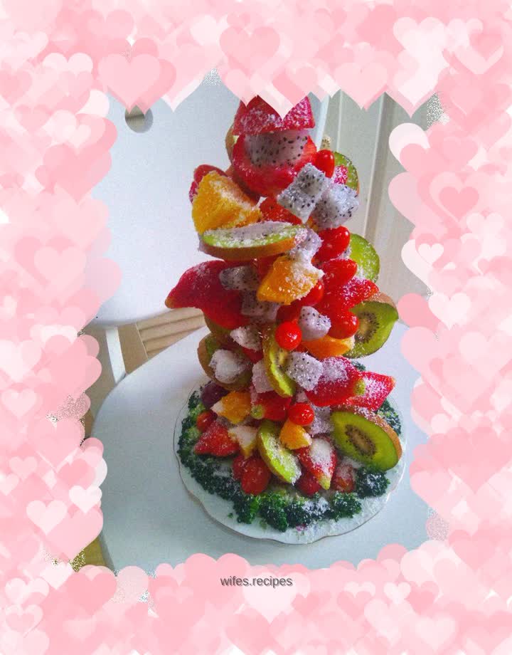 Fruit Christmas tree