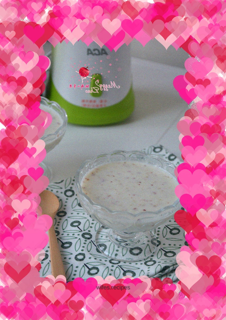 Nectarine yogurt smoothie