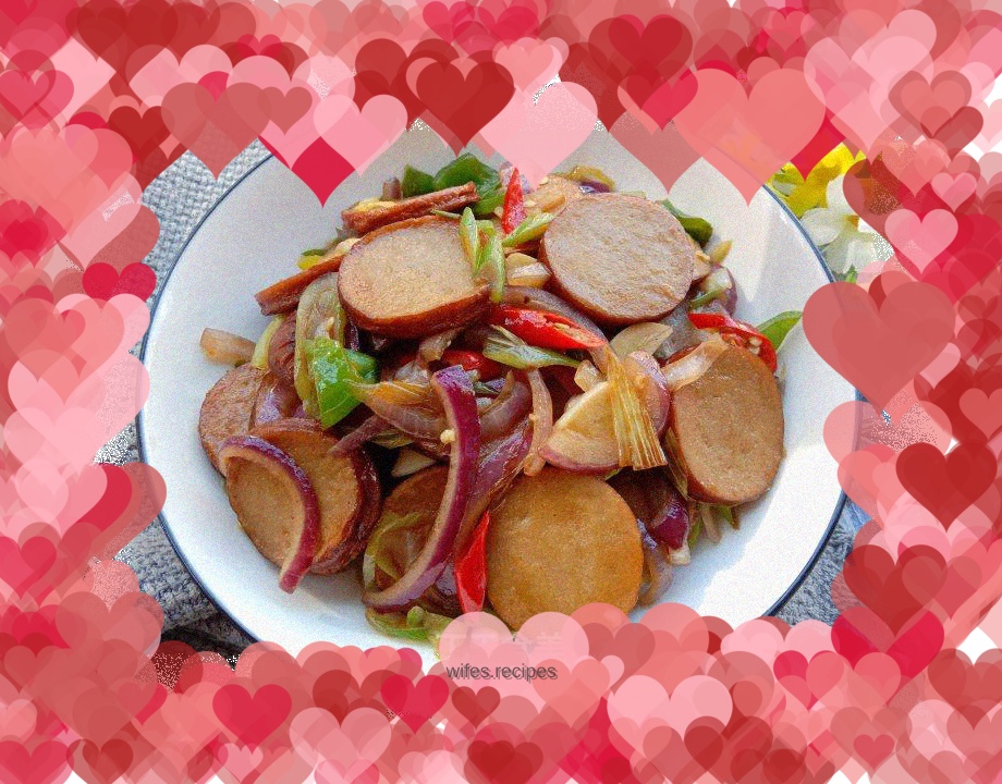 Vegetarian Chicken Stir-fried with Green Onions