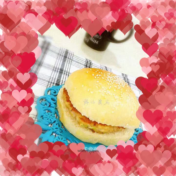 Black Pepper Chicken Patty Burger