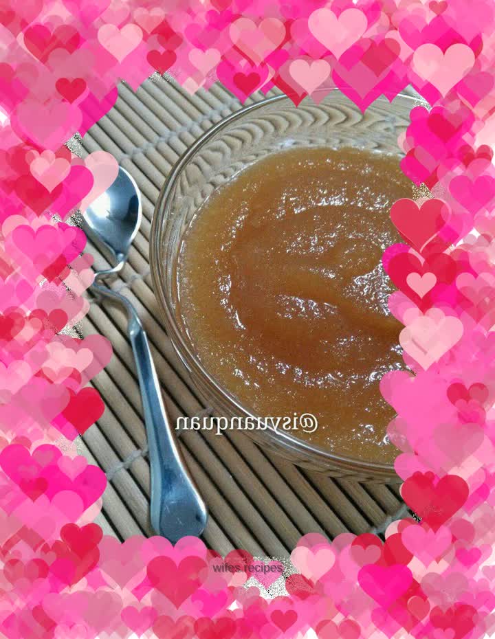 Sweet and sour applesauce (bread machine version)