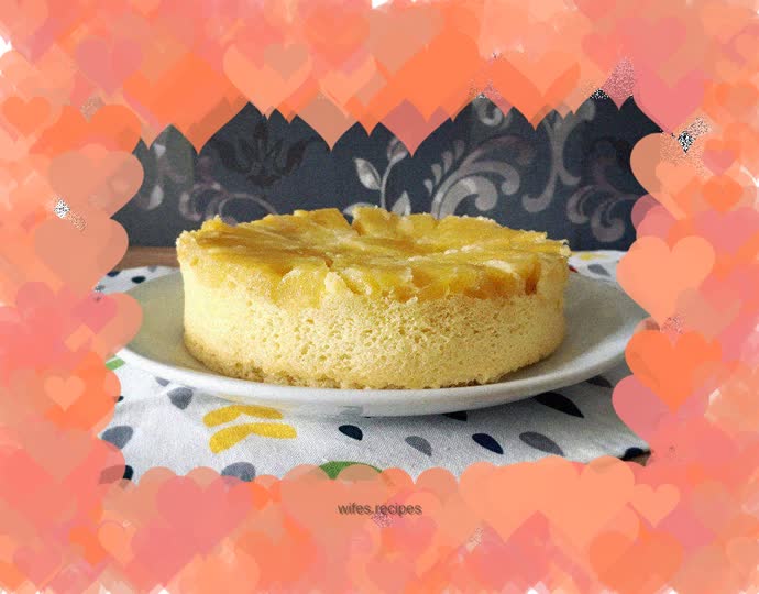 Pineapple Inversion Cake