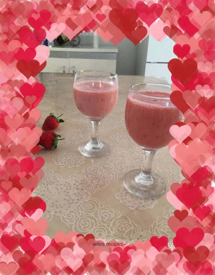 Strawberry milkshake