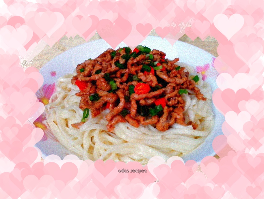 Scallion oil noodles