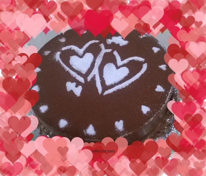 Chocolate cheese mousse cake