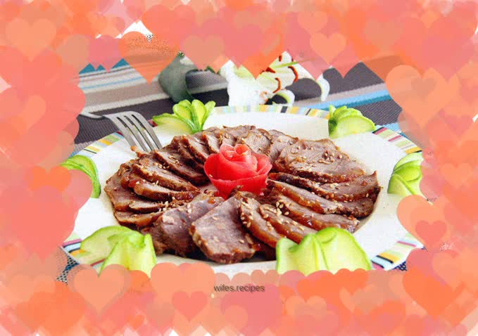 Beef with secret sauce