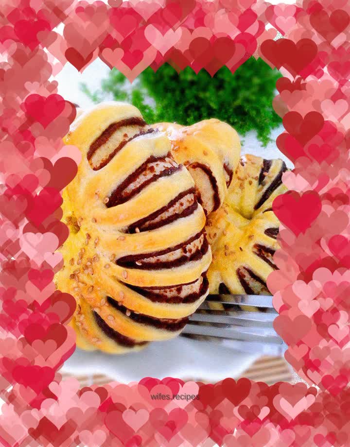 Fancy bean paste bread