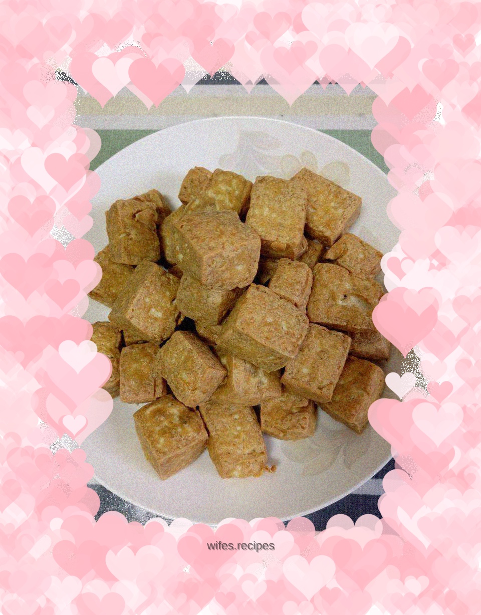 Fried tofu puff