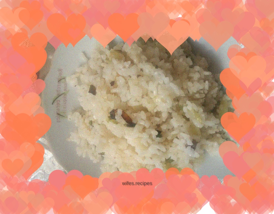 Fried rice with shredded potatoes