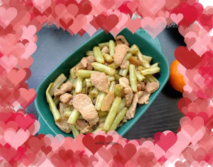 Pork Stewed with Green Beans