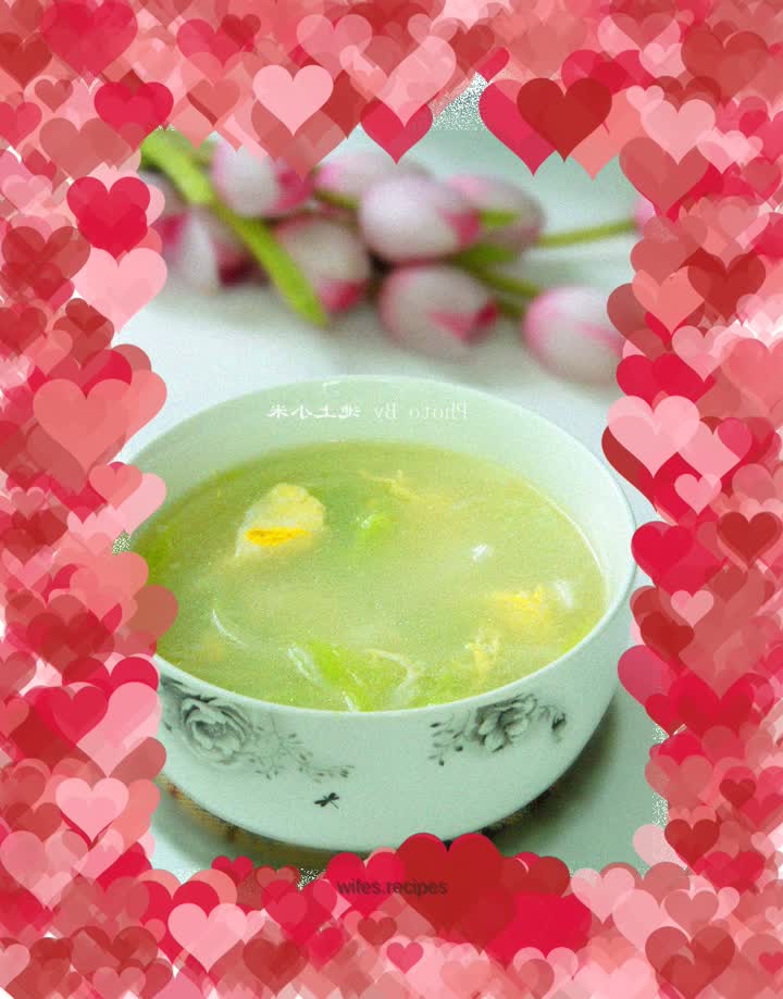 Cabbage and egg soup