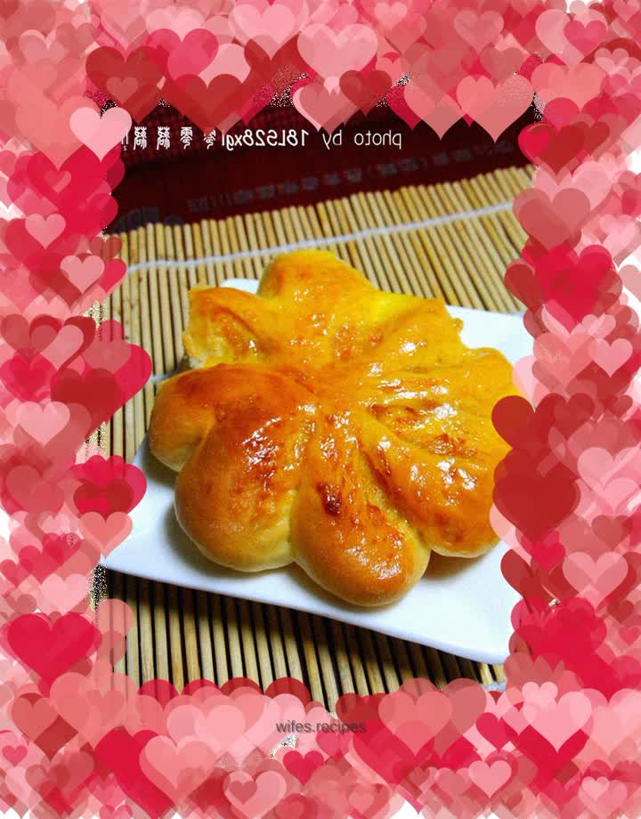 Orange peel chrysanthemum buns