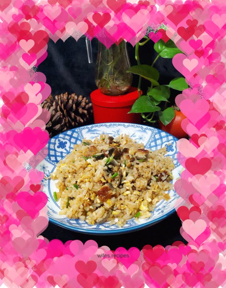 Eel and egg fried rice